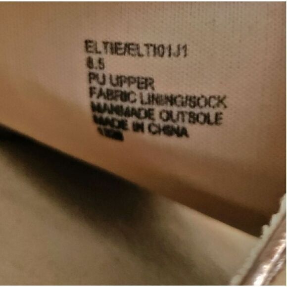 MADDEN GIRL ELTIE IN ROSE GOLD ESPADRILLES SANDALS SLIDES SHOES SIZE 8.5 - Picture 10 of 11